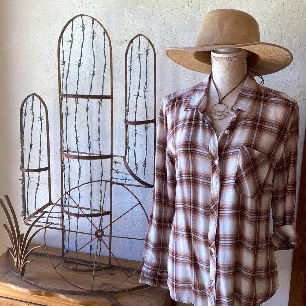 🌵 SONORAN DESERT PLAID SHIRT 🌵